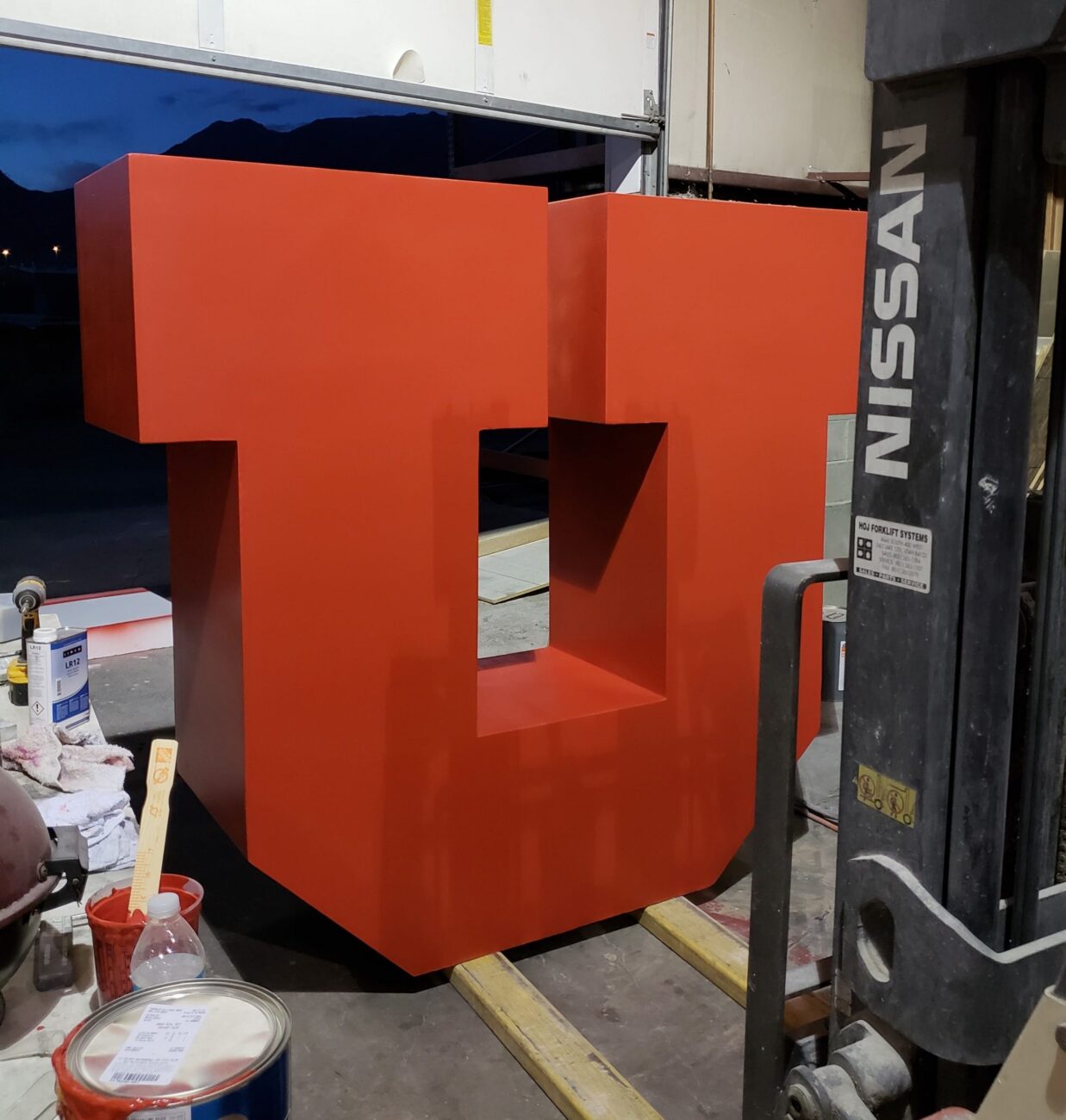 Large 3D Foam Letters